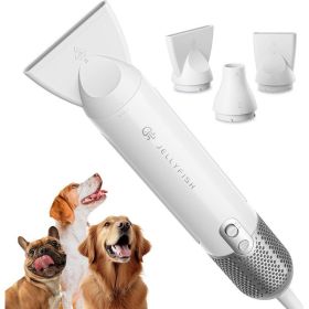 Jellyfish Professional Grooming Brush Nozzle of Handhold Portable Dog Hair Dryer for Frizzy