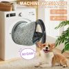 Deluxe Washable XXL Dog Bed Dog Crate Mat 48 inch Comfy Fluffy Kennel Pad Anti-Slip for Dogs Up to 110 lbs, 48" x 30", Grey