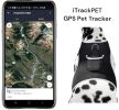 GPRS GSM GPS Pocket Dog Tracking Collar Device Waterproof Pet Locator Size:XXL