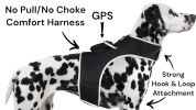Remotely Monitor Pets with Pet Tracker Waterproof GPS Dog Collars Tracker Size:M