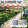 VEVOR Hardware Cloth, 48'' x 50' Galvanized Wire Mesh Roll, 16 Gauge Chicken Wire Fence Roll, Vinyl Coating Metal Wire Mesh for Chicken Coop Barrier,