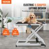 VEVOR 50" Electric Pet Grooming Table, Heavy Duty Dog Grooming Arm for Large Dogs, Height Adjustable Dog Grooming Station, Anti Slip Tabletop/Dog Groo