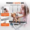 VEVOR 50" Electric Pet Grooming Table, Heavy Duty Dog Grooming Arm for Large Dogs, Height Adjustable Dog Grooming Station, Anti Slip Tabletop/Dog Groo