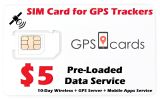 GPS SIM Card for Pet GPS Tracker Dog Cat Realtime Collar Security Finder