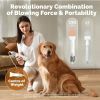 Jellyfish Professional Grooming Brush Nozzle of Handhold Portable Dog Hair Dryer for Frizzy