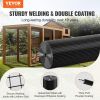 VEVOR Hardware Cloth, 48'' x 50' Galvanized Wire Mesh Roll, 19 Gauge Chicken Wire Fence Roll, Vinyl Coating Metal Wire Mesh for Chicken Coop Barrier,