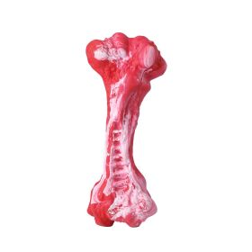 MASBRILL Dog Toys Aggressive Chewers Large Dogs Bone-Shaped Indestructible Dog Toys Nylon Interactive Dog Toys Teeth Cleaning (Color: 20CMX8.5CM 2C)